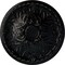 Ekena Millwork Tristan Ceiling Medallion (Fits Canopies up to 6 1/4"), Hand-Painted Jet Black, 32 3/8"OD x 3 1/2"P CM32TNBLF - alternate 1